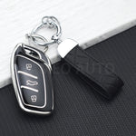 Soft TPU Car Key Case Cover Fob For MG ZS EV MG4 HS EHS MG5 MG6 MG3 MG7 GT ZX For Roew close-up view