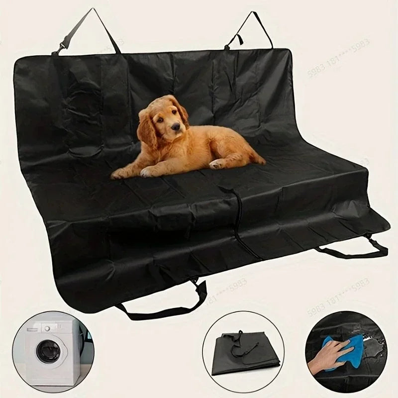 1pc/2pcs Waterproof 600D Oxford Cloth Dog Car Seat Cover Pet Travel Dog Carrier Car Trunk Mat SUV Cargo Liner For Dogs