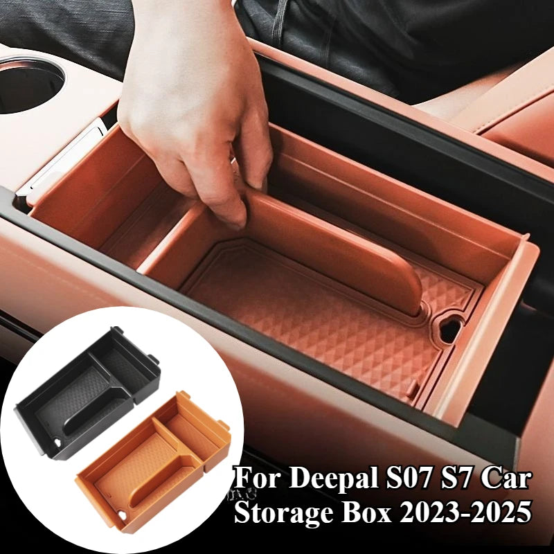 For Deepal S07 S7 2023-2025 Anti-Slip Center Console Storage Box & Armrest Organizer Essential Car Interior Accessories