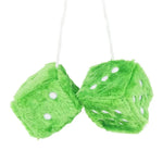 6cm Multicolor Plush Dice Pendant Car Hanging Ornament
