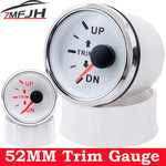 52mm Marine Trim Tilt Indicator Meter | 2 Inch Boat Trim Gauge for Inboard Outboard Engine with Red