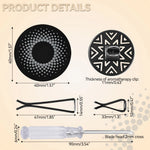 For Auto Air Outlet Office Bathroom Bedroom 38 MM Essential Diffuser Fragrance Alloy Car Fresh Air Vent Freshener Aromatherapy