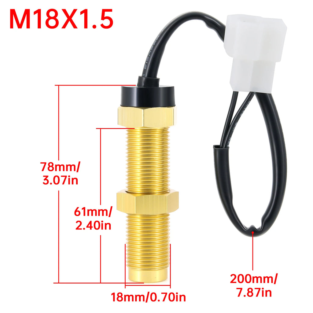 AD 85MM Tachometer with LCD Hour Meter For Marine Boat Car RPM Gauge 0-3000 4000 8000 RPM Meter Tach Sensor 7Colors Backlight