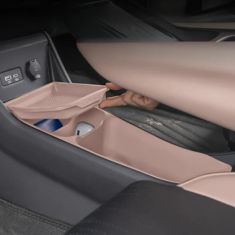 Car Central Control Storage Box For BYD Seagull Armrest Double Storage Box Silicone I alternate view