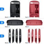 For Hyundai Tucson NX4 2025 2026 Car Center Console Organizer Tray Armrest Storage Box Glass Lift Switch Silicone Cover