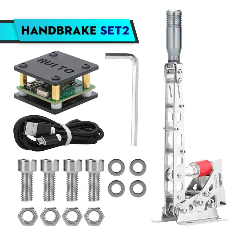 SimRuito RT31 USB Load Cell Handbrake | Sim Racing Handbrake for PC detail view