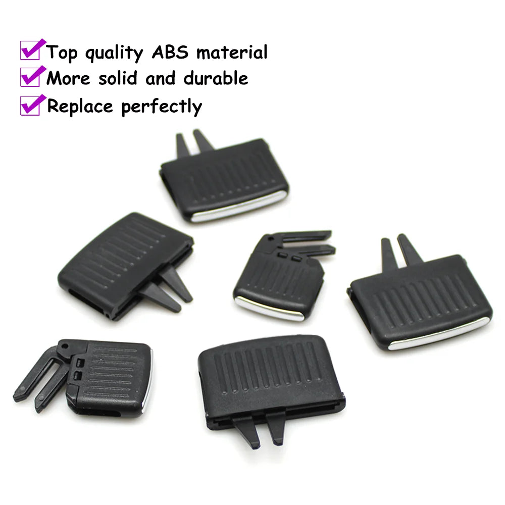 Golf 6 Sagitar Jetta Car Front Rear Air Conditioner AC Vent Grille Slider Outlet Tab Clip Repair Kit For Volkswagen  5KD819703