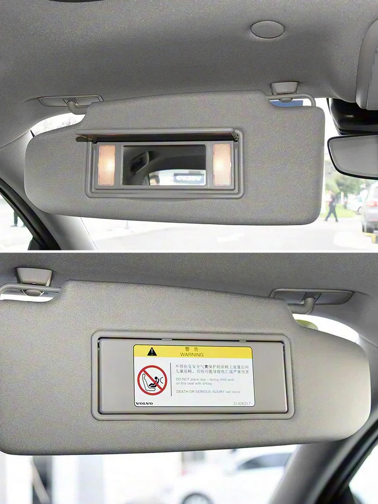Cosmetic Mirror Cover For Volvo S60L 2014-2019 39822685-1 Interior Accessories Car Front Sun Shade Visor Makeup