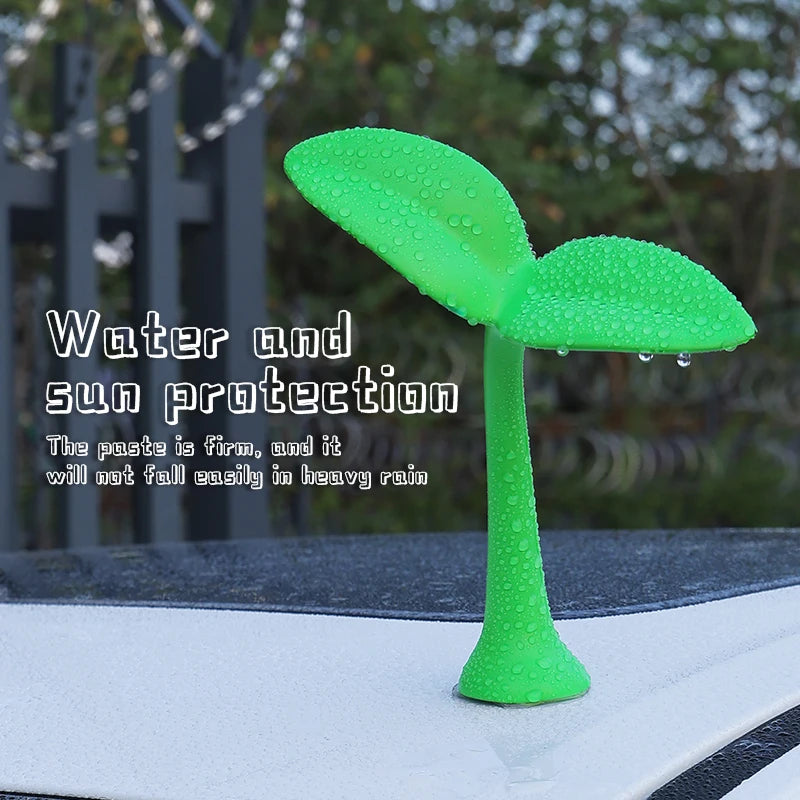 Car Roof Ornament Bean Sprout Seedling Flower Bud Decoration alternate view