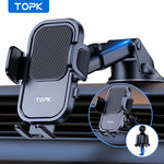 TOPK Universal Car Phone Holder 360° Rotation Cell Phone Mount for Air Vent & Dashboa alternate view