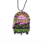 Raccoon Quotes Fragrant Paper Car Air Freshener | Solid Perfume Hanging for Home and alternate view