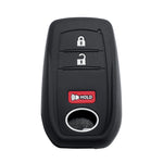 Suitable for Toyota Rav4 Corolla Camry Highlander Prius Car Key Case Silicone Key Fob Cover Remote Control Alarm Key Protector