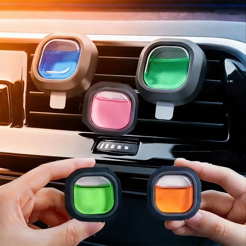 Car Air Freshener Vent Clip - Essential Oil Scented Odor Eliminator Non-Toxic Car Interior Odor Remo
