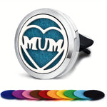 Car Diffusers, 1 PC car air vent diffuser clip (does not include fragrance chemicals) with 10 PCS pads，car AC vent interior