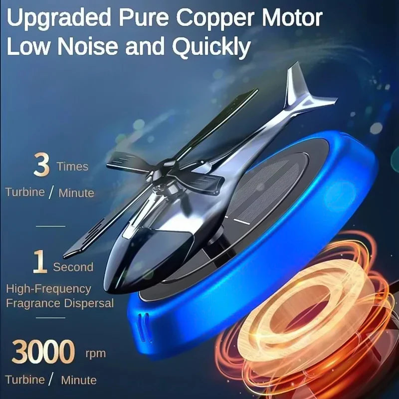 Solar Aircraft Car Decoration Ornaments Car Interior Accessories Desktop Ornament Gif alternate view