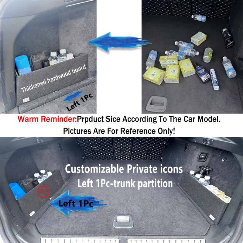 For Nissan Qashqai 2022~2026 J12 MK3 Multifunction Trunk Storage Partition Storage Auto detail view