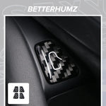 For Tesla Model 3 Highland Model Y Carbon Fiber Door Switch Trim | Interior Stickers alternate view