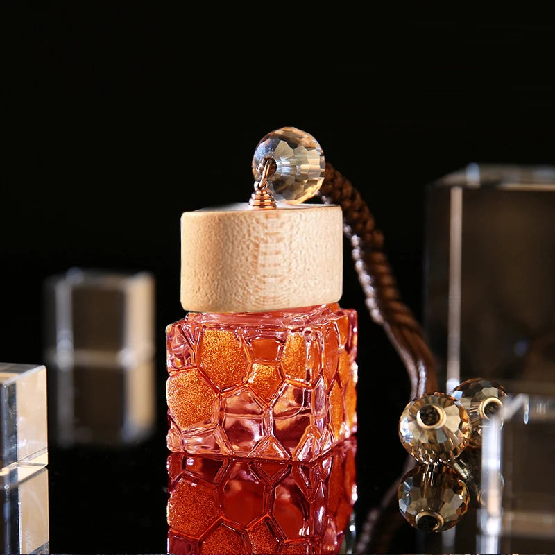 Car Air Freshener Hanging Pendant,High-End Water Cube Scent Diffuser,Long-Lasting Fragrance Car Accessory,Perfect for Vehicles