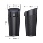 Car Trash Bin Cup-Shaped Garbage Can Organizer additional angle