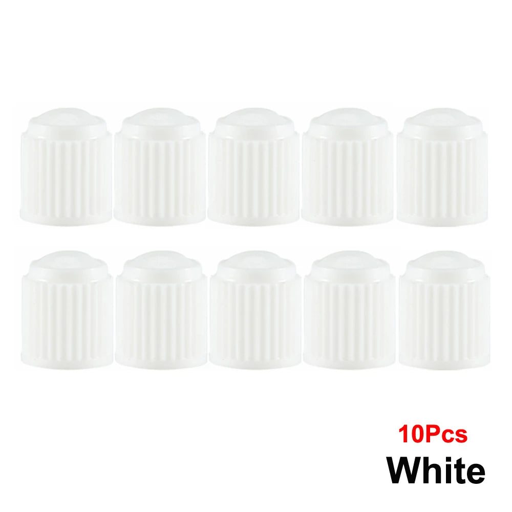 AUTCOAT Tire Stem Valve Caps | Universal Plastic Valve Covers for Cars, Trucks, Bikes alternate view