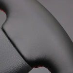 Black Faux Leather Car Steering Wheel Cover for Alfa Romeo 159 2005-2012 Brera Spider lifestyle view