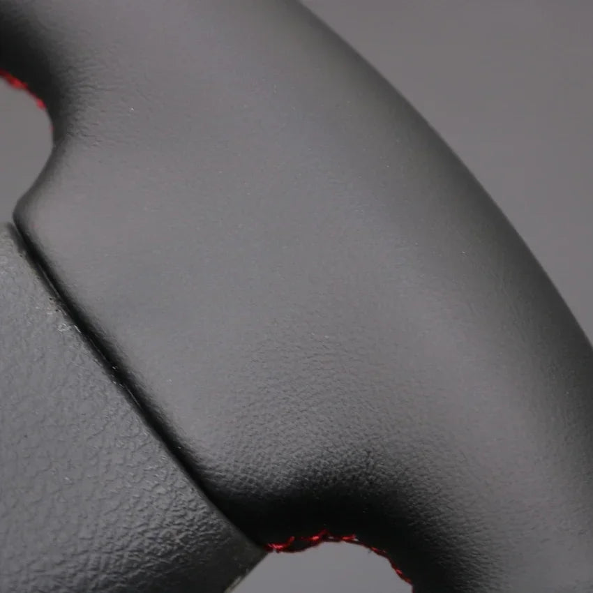 Black Faux Leather Car Steering Wheel Cover for Alfa Romeo 159 2005-2012 Brera Spider lifestyle view