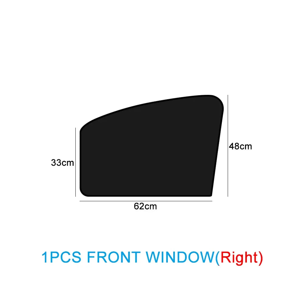 Magnetic Car Sunshade Window Shade detail view