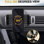 Magnetic Car Phone Holder with Air Vent Clip, 360 Degree Adjustable