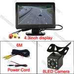 Easy Installation 4.3Inch or Rear View Camera Monitor Screen Reversing Camera for C additional angle