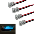 4PCS Car Door Bowl LED Light Red Green Blue White Yellow Ice Blue Pink Concealed Installation Interior Handle Light Accessories
