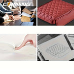 PU Leather Car Armrest Pad Organizer Bag Thicken Memory Foam Anti Scratch Pads Center Console Car Elbow Rest Protection Cushion