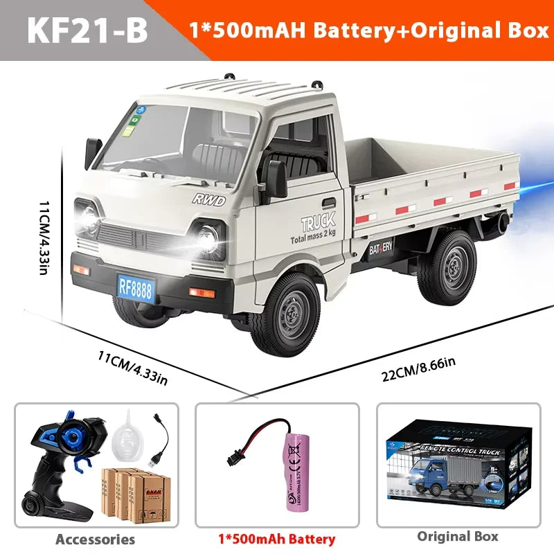 ZWN 1:16/1:18 RC CAR Simulation Drift Climbing Truck Led Light Small Cargo Remote Con alternate view