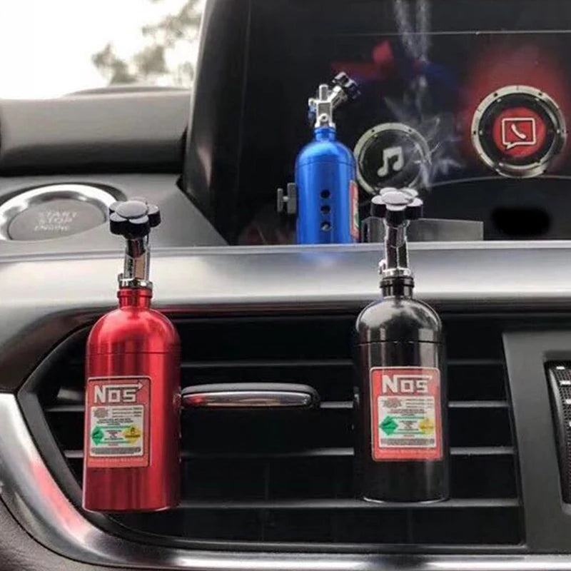 Hot Sale Car Air Freshener Nos Nitrogen Bottle Air Vent Aromatherapy Auto Aroma Outle Perfume Flavoring Fragrances Accessories