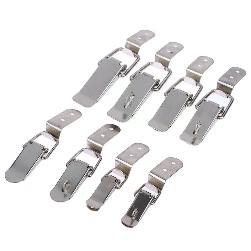 90 Degree Duck Mouth Toggle Latch Spring Loaded Hasp Lock Wooden Case Box Fastening Clip detail view