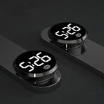 Touch Screen Car Clock | LED Luminous Electronic Watch for Most Vehicles lifestyle view
