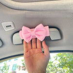 Car Roof Handle Protective Cover Cute Car Decoration Butterfly Bow Roof Armrest Cover