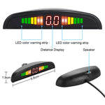 Car LED Parking Sensor Kit with 4 Radar Accurate Digital Display of Obstacle Distance Al detail view