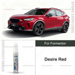 Car Paint Repair Pen For CUPRA Formentor Paint Scratch Repair Accessories Glacial Whit close-up view
