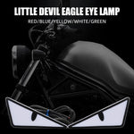 Universal Car LED Devil Eyes Light Demon Eyes Headlight Motorcycle Mini Turn Signal F alternate view