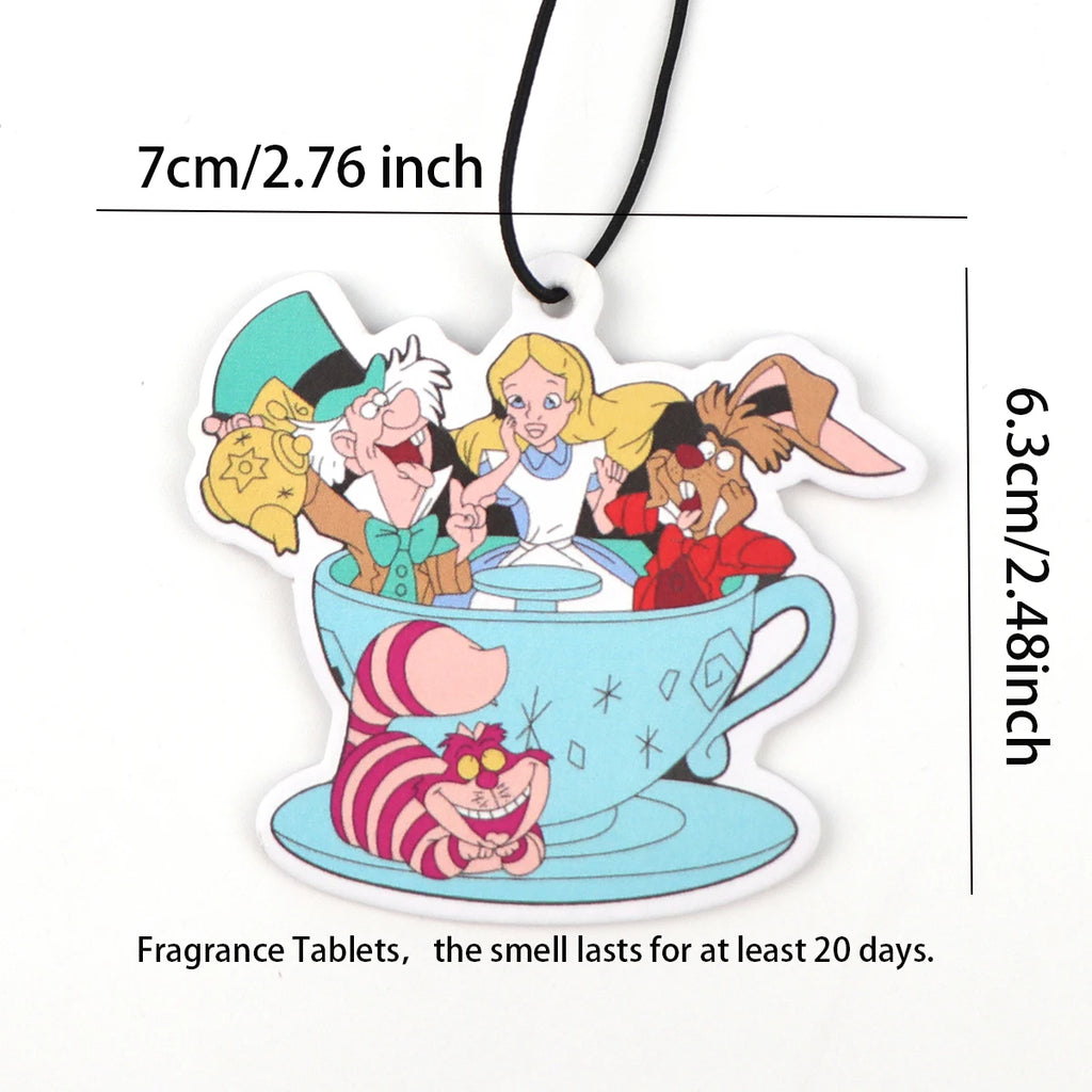 Fairy Tale Princess Solid Perfume Hanging Car Air Freshener | Lovely Paper Scented De alternate view