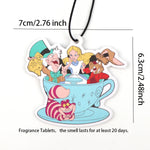 Fairy Tale Princess Solid Perfume Hanging Car Air Freshener | Lovely Paper Scented De alternate view