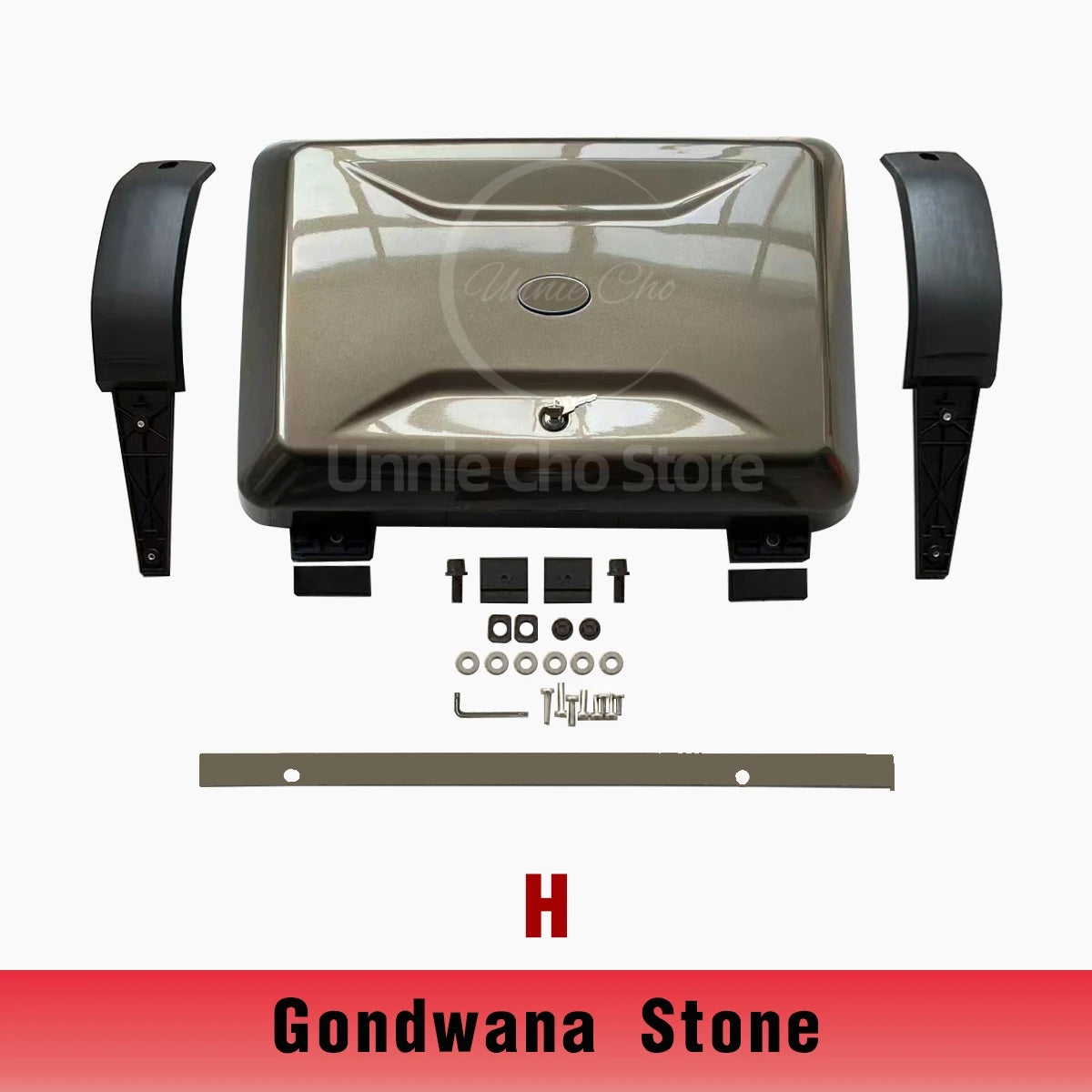 Side Toolbox Storage Box for Land Rover Defender 110 | Roof Mounted Gear Carrier with alternate view