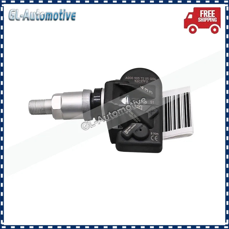 Set of 4 TPMS Tire Pressure Sensors A0009057205 for BMW Mercedes-Benz | 433MHz lifestyle view