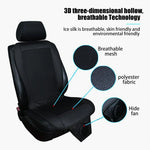 DC 12V 3D Spacer Car Summer Cool Air Seat Cushion With 8Fan Fast Blowing Ventilatio additional angle