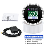 AD 52mm 12V 24V Digital GPS Speedometer TFT Screen | Trip ODO Mph Knot Km/h GPS Anten lifestyle view