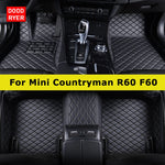 DOODRYER Custom Car Floor Mats For Mini Countryman R60 F60 Auto Carpets Foot Coche Accessorie