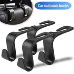 2/4/8 PCS Car Seat Back Hook Universal Car Single Hook Hanger Headrest Storage Hanger alternate view