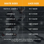 UICE Ice Hockey Skate Laces 9 Colors Hockey Skate Shoe Lacer Dual Layer Braid 84-12 additional angle