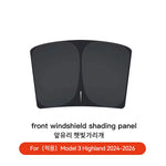 YZ for Tesla Model 3 Y Juniper Highland 2021-2025 Car Side Window Sunshade with Sucti alternate view