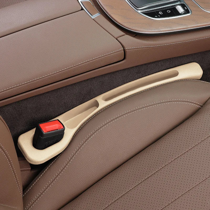 Car Seat Gap Plug, Anti-Leak Strip, and Storage Box | 3-in-1 Car Interior Organizer close-up view